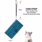 For iPhone 11 Cute Cat and Dog Embossed Horizontal Flip PU Leather Case with Holder / Card Slot / Wallet / Lanyard(Blue) - 7