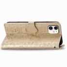 For iPhone 11 Cute Cat and Dog Embossed Horizontal Flip PU Leather Case with Holder / Card Slot / Wallet / Lanyard(Gold) - 6