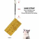 For iPhone 11 Cute Cat and Dog Embossed Horizontal Flip PU Leather Case with Holder / Card Slot / Wallet / Lanyard(Yellow) - 8