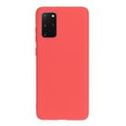 For Galaxy S20 Plus Frosted Candy-Colored Ultra-thin TPU Phone Case(Red) - 1