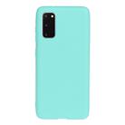 For Galaxy S20 Frosted Candy-Colored Ultra-thin TPU Phone Case(Green) - 1