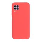 For Huawei Nova 6 SE / P40 Lite / Nova 7i Frosted Candy-Colored Ultra-thin TPU Phone Case(Red) - 1