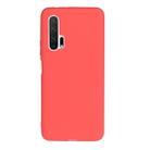 For Huawei Nova 6 Frosted Candy-Colored Ultra-thin TPU Phone Case(Red) - 1