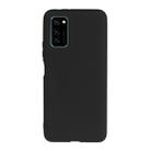 For Huawei Honor V30 / V30 Pro Frosted Candy-Colored Ultra-thin TPU Phone Case(Black) - 1