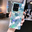 For Galaxy A71 Colorful Laser Flower Series IMD TPU Mobile Phone Case(Banana Leaf KL1) - 1