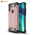 For Motorola Moto E 2020 Magic Armor TPU + PC Combination Case(Rose Gold) - 1