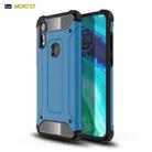 For Motorola Moto E 2020 Magic Armor TPU + PC Combination Case(Blue) - 1