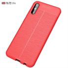 For Huawei Enjoy 10e Litchi Texture TPU Shockproof Case(Red) - 1