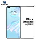 For Huawei P40 PINWUYO 9H 3D Curved Full Screen Explosion-proof Tempered Glass Film(Black) - 1