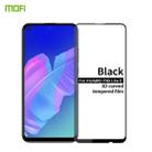 For Huawei P40 Lite E MOFI 9H 3D Explosion-proof Curved Screen Tempered Glass Film(Black) - 1