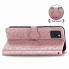 For Galaxy Note 10 Lite/A81  Cute Cat and Dog Embossed Horizontal Flip Leather Case with Bracket / Card Slot / Wallet / Lanyard(Rose Gold) - 5