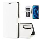 For OPPO Find X2 R64 Texture Single Horizontal Flip PU Leather Protective Case with Holder & Card Slots & Wallet& Photo Frame(White) - 1