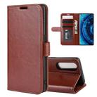 For OPPO Find X2 R64 Texture Single Horizontal Flip PU Leather Protective Case with Holder & Card Slots & Wallet& Photo Frame(Brown) - 1