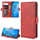 For OPPO Reno 3 Pro Dual-side Magnetic Buckle Horizontal Flip PU Leather Case with Holder & Card Slots & Wallet(Red) - 1