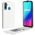 For OPPO Realme C3 (3 Cameras) / Realme 5 R64 Texture Single Vertical Flip PU Leather Protective Case with Card Slot & Photo Frame(White) - 1