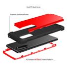 For Galaxy S20 PC+ Silicone Three-piece Anti-drop Mobile Phone Protection Back Cover(Red) - 7