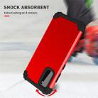 For Galaxy S20 PC+ Silicone Three-piece Anti-drop Mobile Phone Protection Back Cover(Red) - 10
