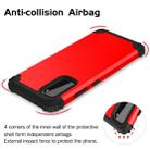 For Galaxy S20 PC+ Silicone Three-piece Anti-drop Mobile Phone Protection Back Cover(Red) - 12