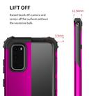 For Galaxy S20 PC+ Silicone Three-piece Anti-drop Mobile Phone Protection Back Cover(Purple) - 4