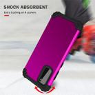 For Galaxy S20 PC+ Silicone Three-piece Anti-drop Mobile Phone Protection Back Cover(Purple) - 10