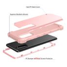 For Galaxy S20 PC+ Silicone Three-piece Anti-drop Mobile Phone Protection Back Cover(Rose Gold) - 4