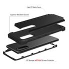 For Galaxy S20 PC+ Silicone Three-piece Anti-drop Mobile Phone Protection Back Cover(Black) - 6