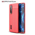For OPPO Find X2 Pro Litchi Texture TPU Shockproof Case(Red) - 1