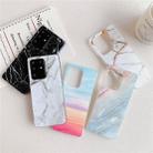 For Galaxy A51 TPU Smooth Marbled IMD Mobile Phone Case(Rainbow F16) - 6