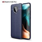 For Xiaomi Redmi K30 Pro Litchi Texture TPU Shockproof Case(Navy Blue) - 1