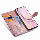 For Xiaomi Mi 10 5G Halfway Mandala Embossing Pattern Horizontal Flip Leather Case , with Holder & Card Slots & Wallet & Photo Frame & Lanyard(Rose Gold) - 7
