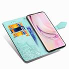 For Xiaomi Mi 10 5G Halfway Mandala Embossing Pattern Horizontal Flip Leather Case , with Holder & Card Slots & Wallet & Photo Frame & Lanyard(Green) - 6