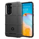 For Huawei P40 Pro Full Coverage Shockproof TPU Case(Black) - 1