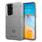 For Huawei P40 Full Coverage Shockproof TPU Case(Grey) - 1