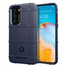 For Huawei P40 Full Coverage Shockproof TPU Case(Blue) - 1