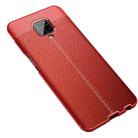 For Xiaomi Redmi Note 9 Pro Max Litchi Texture TPU Shockproof Case(Red) - 1