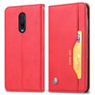 For Xiaomi Redmi K30 Knead Skin Texture Horizontal Flip Leather Case with Photo Frame & Holder & Card Slots & Wallet(Red) - 1