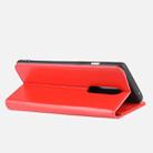 For OnePlus 8 R64 Texture Single Horizontal Flip Protective Case with Holder & Card Slots & Wallet& Photo Frame(Red) - 7