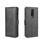 For OnePlus 8 Dual-side Magnetic Buckle Horizontal Flip Leather Case with Holder & Card Slots & Wallet(Black) - 9