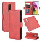 For OnePlus 8 Dual-side Magnetic Buckle Horizontal Flip Leather Case with Holder & Card Slots & Wallet(Red) - 1