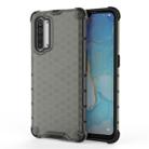For OPPO Reno3 5G Shockproof Honeycomb PC + TPU Case(Grey) - 1
