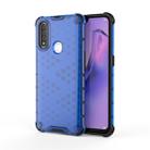 For OPPO A8/A31 Shockproof Honeycomb PC + TPU Case(Blue) - 1