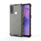 For OPPO A8/A31 Shockproof Honeycomb PC + TPU Case(Grey) - 1