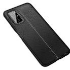 For Huawei Honor 30S Litchi Texture TPU Shockproof Case(Black) - 1