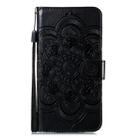 For Xiaomi Redmi K30 Mandala Embossing Pattern Horizontal Flip Leather Case with Holder & Card Slots & Wallet & Photo Frame & Lanyard(Black) - 2