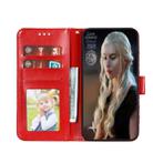 For Xiaomi Redmi K30 Mandala Embossing Pattern Horizontal Flip Leather Case with Holder & Card Slots & Wallet & Photo Frame & Lanyard(Red) - 5
