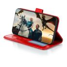 For Xiaomi Redmi K30 Mandala Embossing Pattern Horizontal Flip Leather Case with Holder & Card Slots & Wallet & Photo Frame & Lanyard(Red) - 7