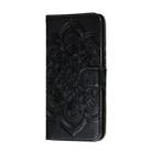 For Galaxy A01 Mandala Embossing Pattern Horizontal Flip Leather Case with Holder & Card Slots & Wallet & Photo Frame & Lanyard(Black) - 3