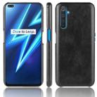 For OPPO Realme 6 Pro Shockproof Litchi Texture PC + PU Case(Black) - 1