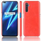 For OPPO Realme 6 Pro Shockproof Litchi Texture PC + PU Case(Red) - 1