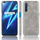 For OPPO Realme 6 Pro Shockproof Litchi Texture PC + PU Case(Gray) - 1